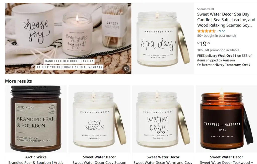 Selling handmade candles on Amazon Handmade - Optimizing Product Listings for SEO 